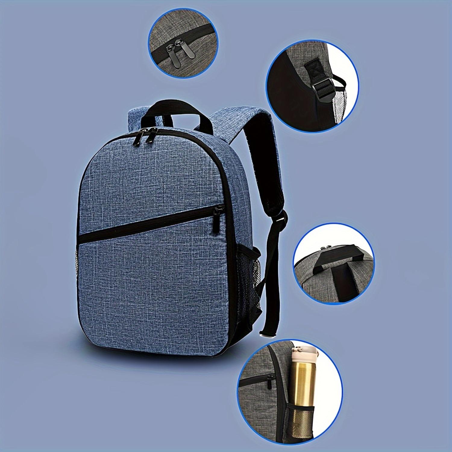 Lightweight Small Outdoor Backpack with Dual Shoulder Straps - Professional Camera Bag, Nylon, Multiple Compartments for Photography Gear, Zippered Pockets, Main Pocket, Internal Mesh Pocket, Photography Gear Bag| Minimalist Backpack| Durable Backpack