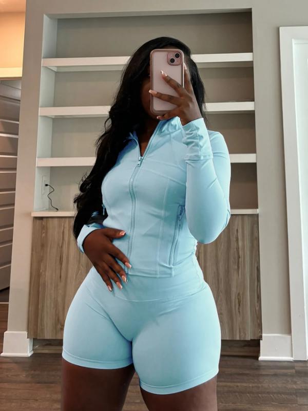 2 piece sets women  Streetwear Lady Sports Tracksuit Set Lady Streetwear Shorts Outfit Set Sexy Women Two Pieces Club Macthing Top+Shorts colorblock print tee