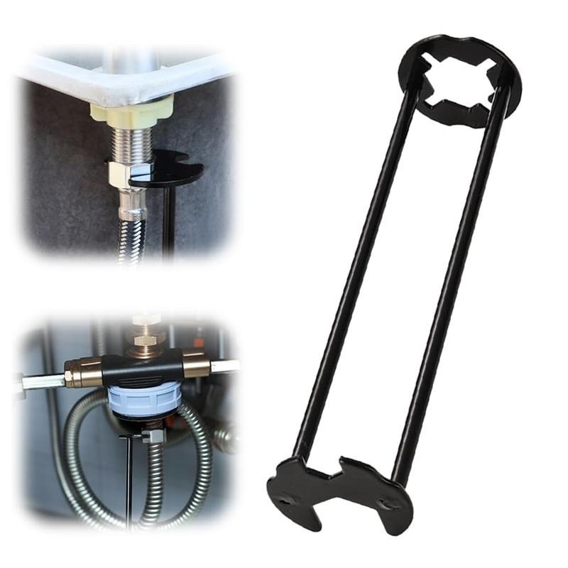 2 PCS Multifunctional Sink Wrench, 7 Sizes Universal Under Sink Plumbing Tools, Basin Faucet Tight Spaces Sink Tool