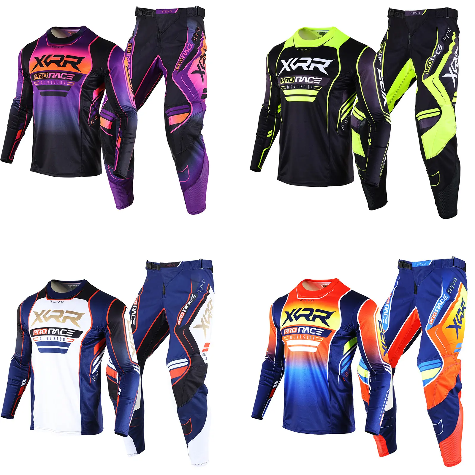 XCRR Jersey and Pants Combo Motocross Enduro Offroad MX MTB DH Riding Dirt Bike Downhill Racing Adult Sports Gear Set