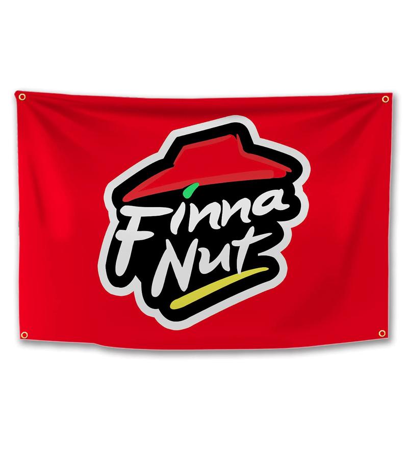 Tapestry Decor Finna Nut Banner Flag Pizza 3x5ft Premium Quality  Vibrant Colors For College Dorm Room Man Cave Decor