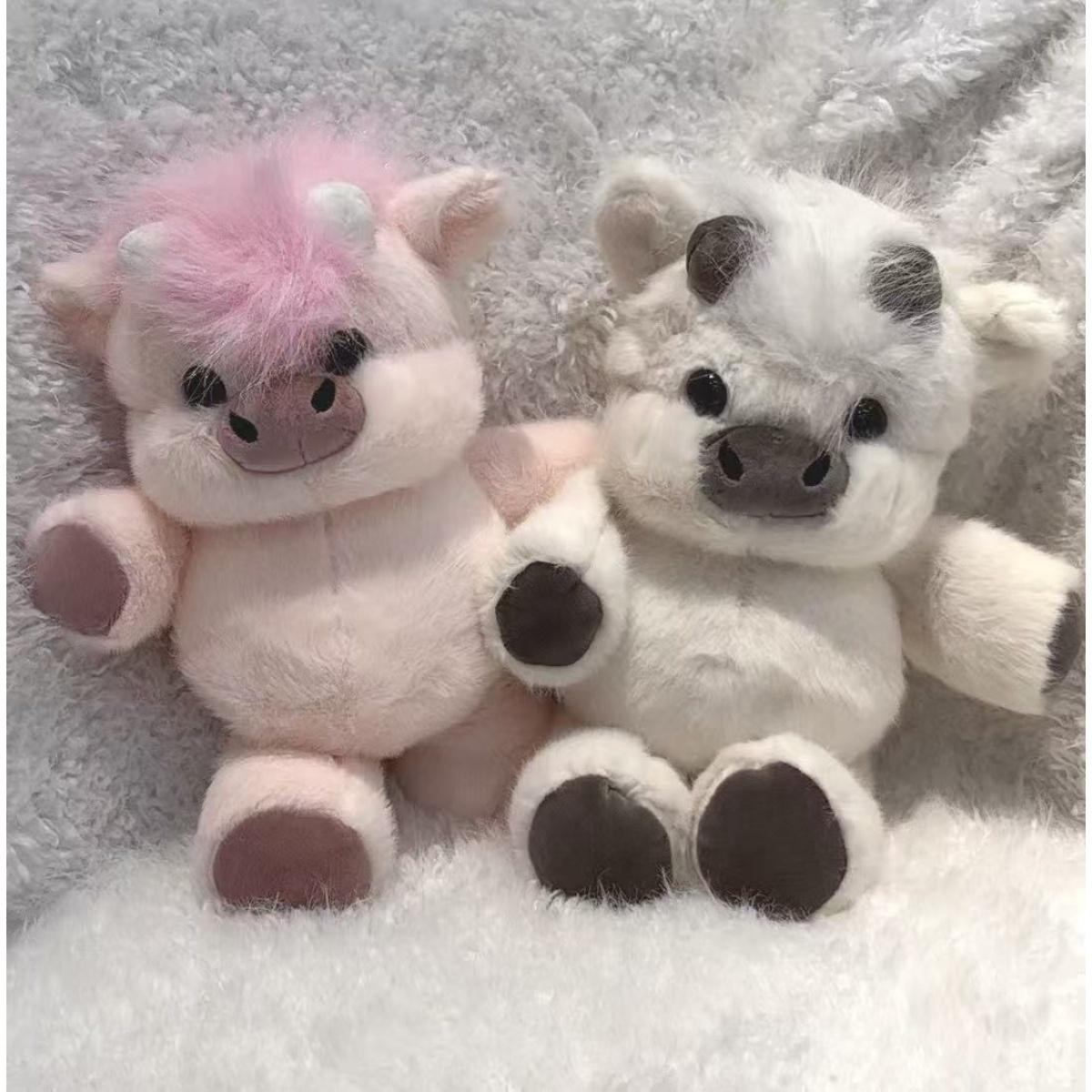 Fashionable Highland Cow Plush Toy Cute Doll Soft Pillow