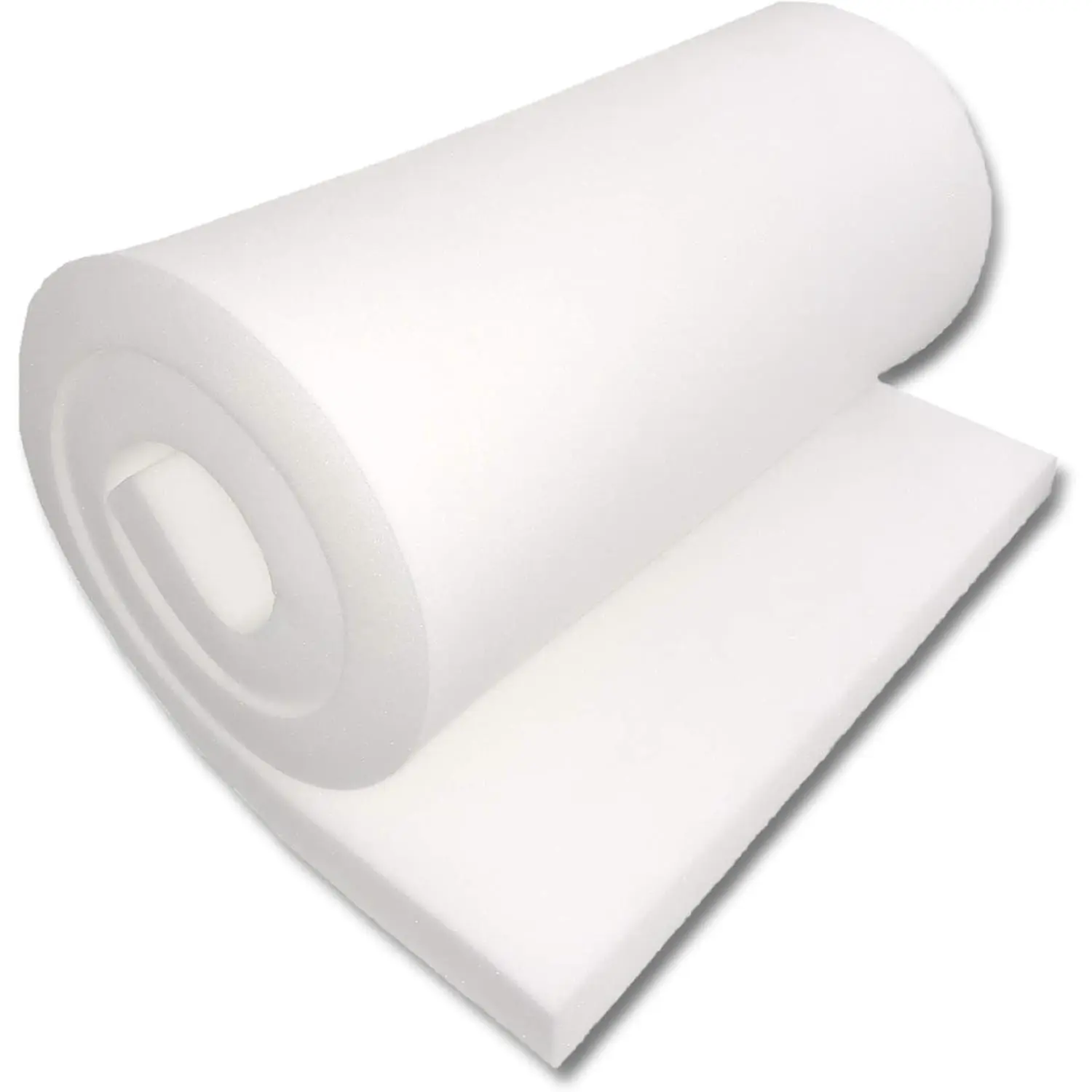 3"x24"x72" high Density Polyurethane Foam, 3 x24 x72 inches, White