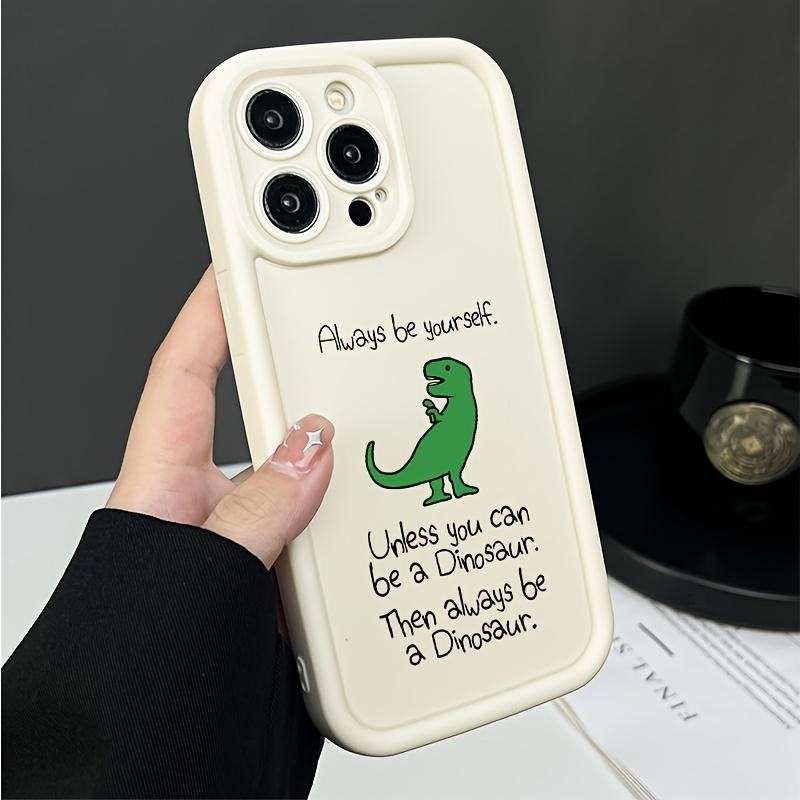 Dinosaur pattern Phone case phone cover for iPhone 17 16 15 14 13 12 11 Pro ProMax Plus Mini 17Air 16E X Xs XsMax silicone phone case, high-end fashion, full cover