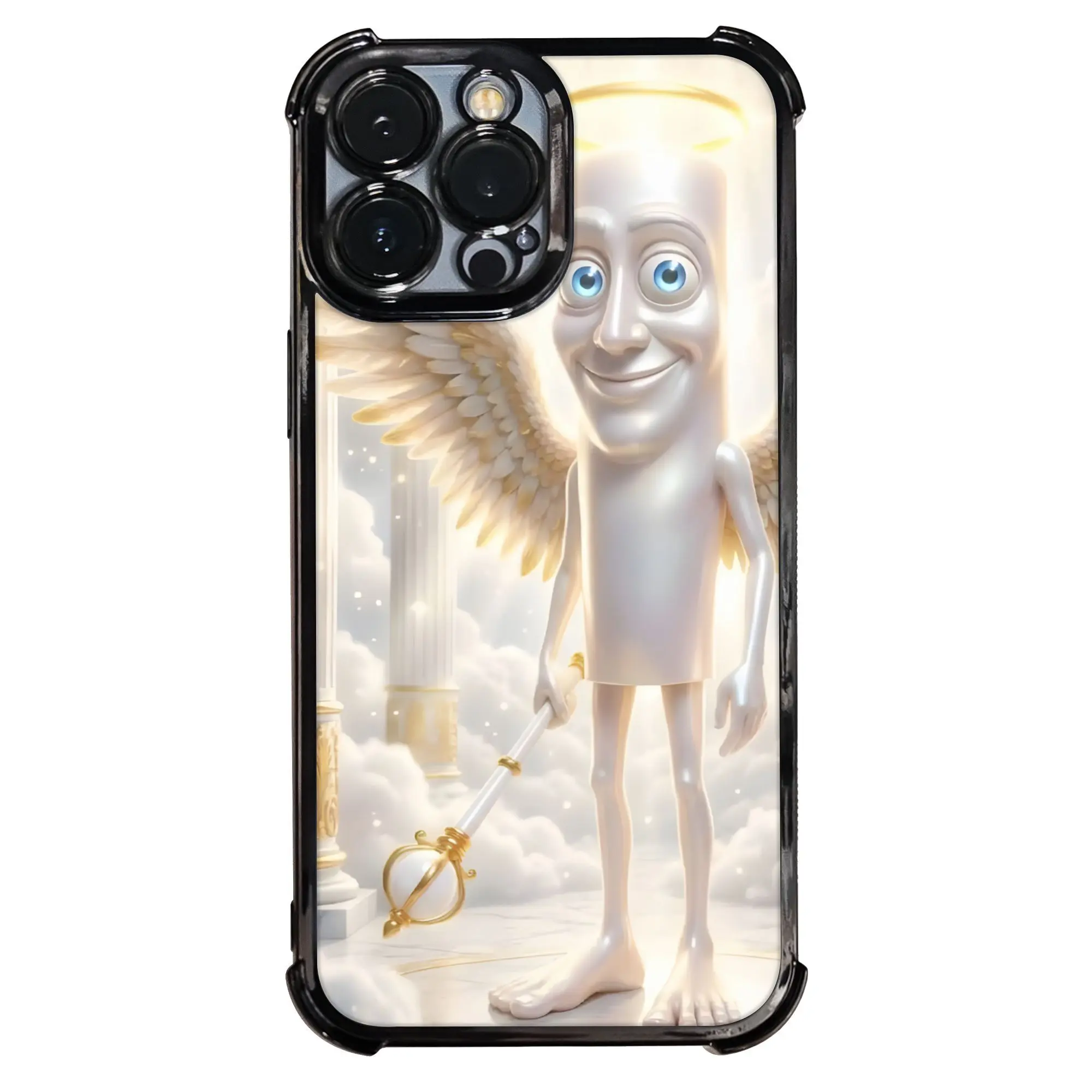 Mobile phone case: 1 "brain rot" stem mobile phone case, Tongtong Sanghe electroplating process protective cover, with reinforced buffer anti-collision design, suitable for iPhone 17/16/15/14/13 Pro Max protective case