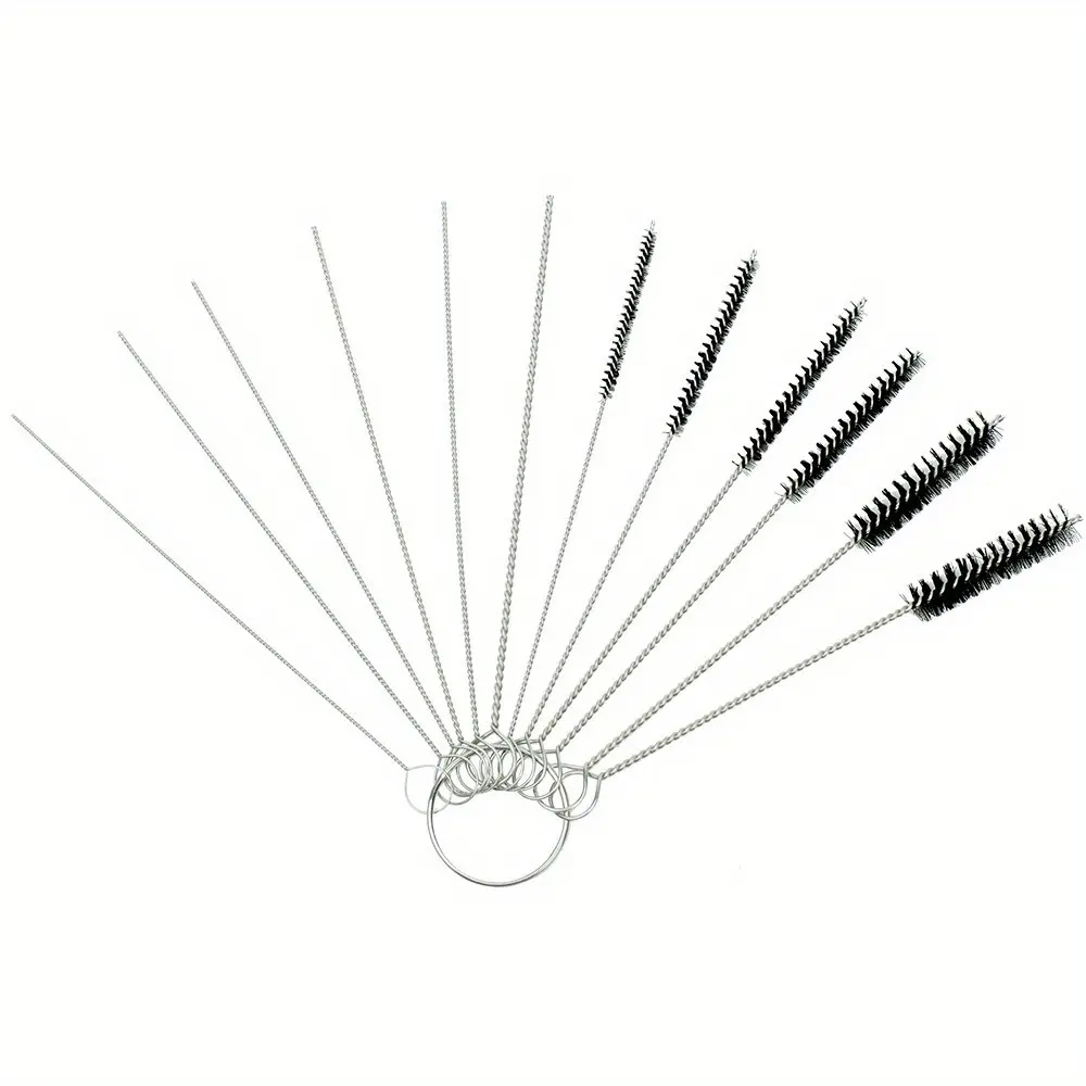 Multi-Functional Carburetor Cleaner Tool Kit with Multi-Brushes of Various Sizes for Small Cleanups, Small Openings, Cars-Motorcycles Carburetors (Battery-Free)