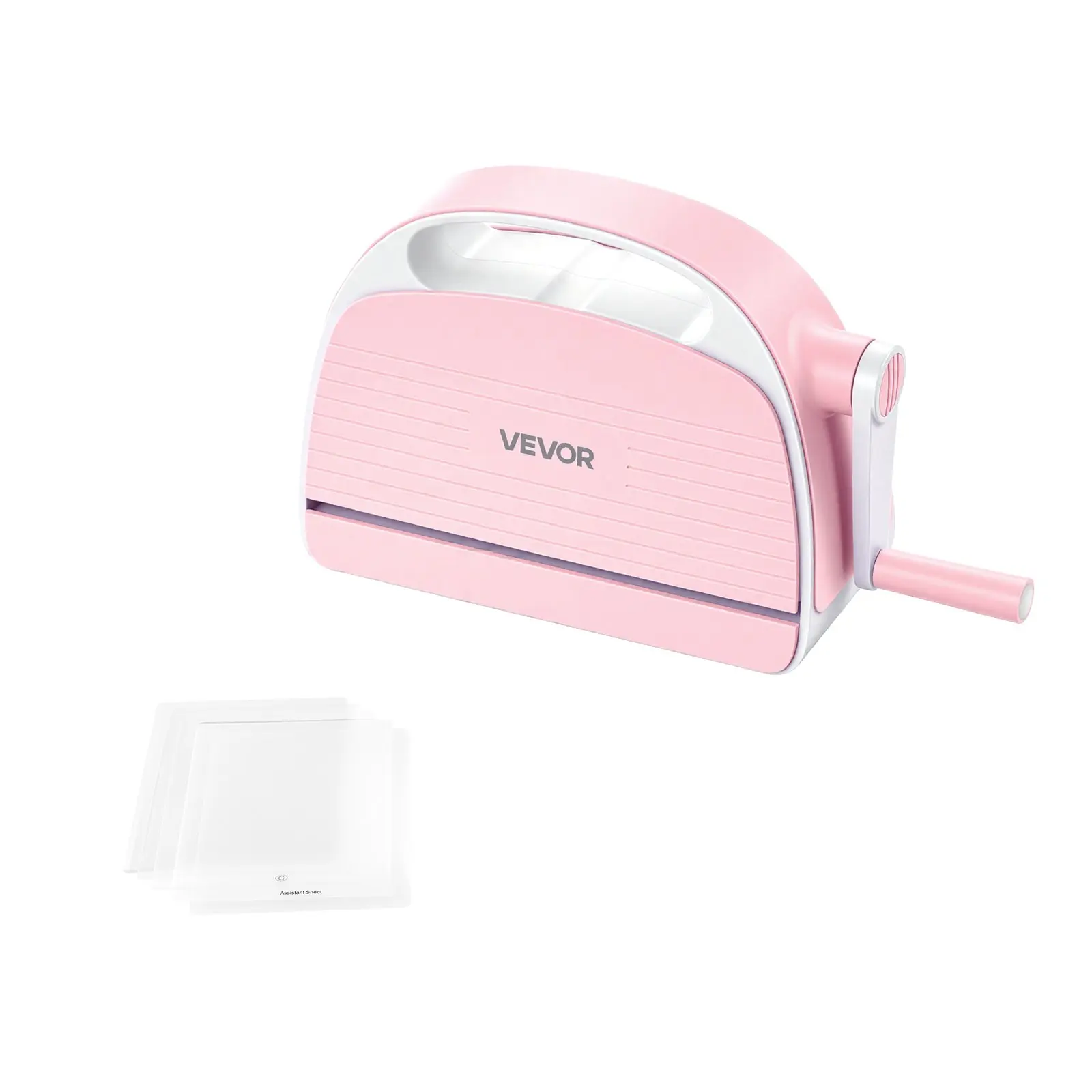 VEVOR 2-in-1 Manual Die Cutting & Embossing Machine, 6" Opening, Lightweight Portable Tool with Cutting Plates, Ergonomic Handle, Crank Action, Built to Last, Easy to Store, for Arts and Crafts