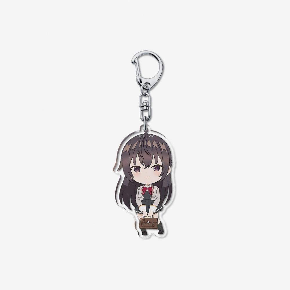 Anime Alya Sometimes Hides Her Feelings in Russian Acrylic Keychain Pendant Cartoon Masachika Alisa Keyring Decor Accessories