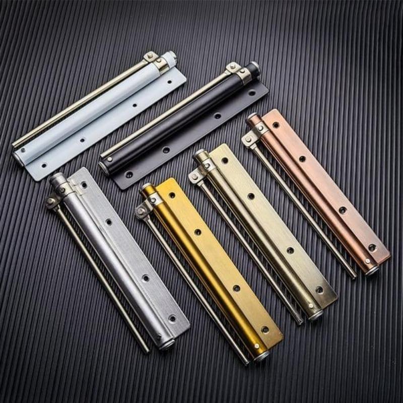 Automatic Door Closer for Home Easy to Install | Safety Spring Door Closers | Auto Soft Close to Convert Hinged Doors to Auto Self Closing | Adjustable Catch Speed | with Arm, Screw, Wrench