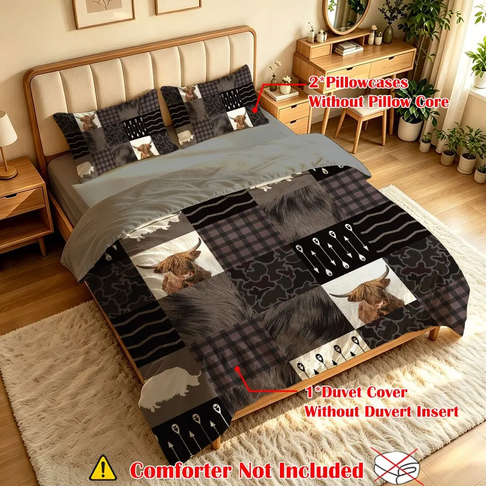 3pcs Leopard Print Bedding Set, Digital Printing, No Padding, Single & Twin Size, Bedroom, Dorm, Gaming Hotel, Gift Idea