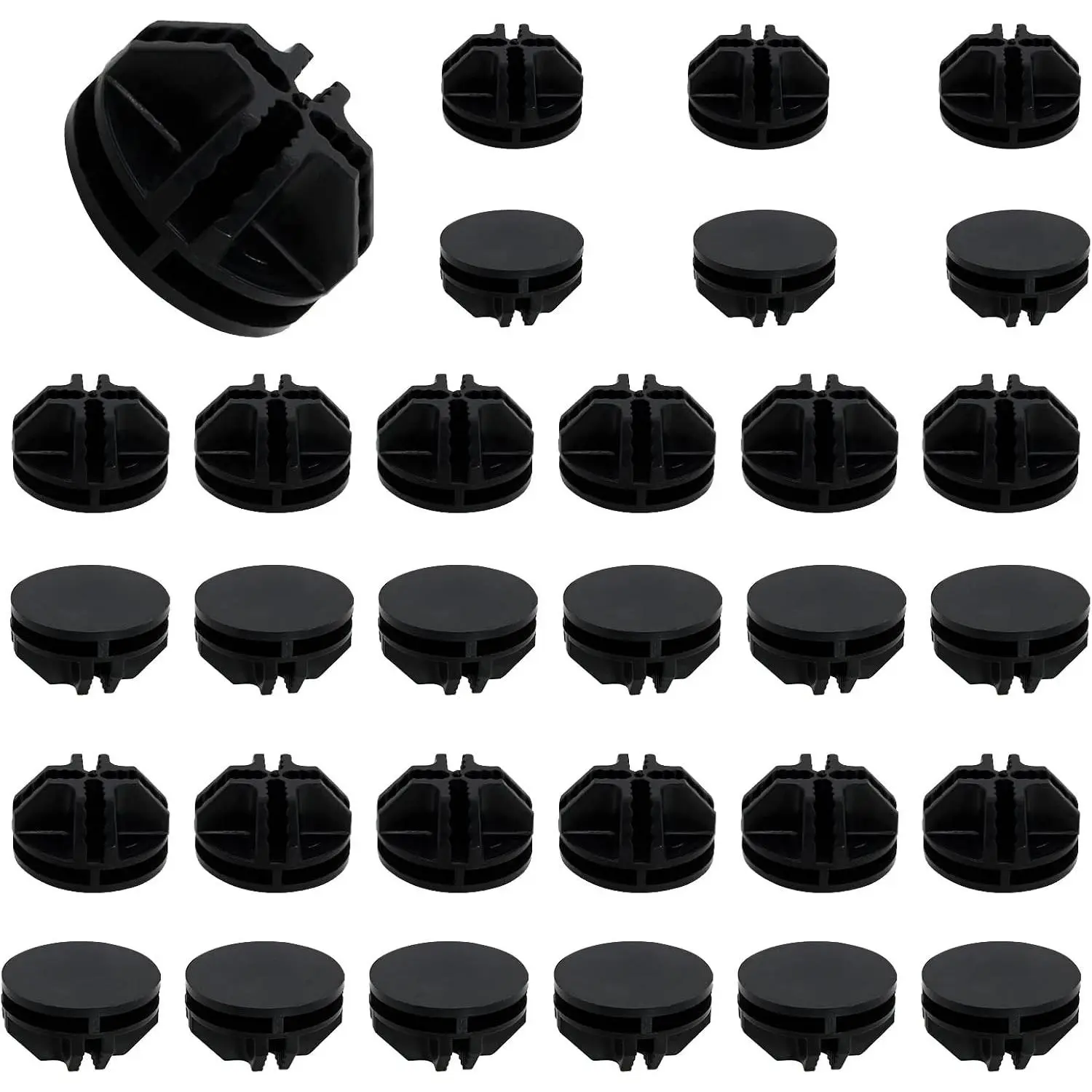 64 Pcs Black Plastic Connector for Wire Grid Cube | Modular Closet Storage Organizer, DIY Wire Cube Storage Unit
