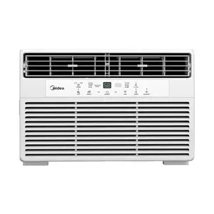 Midea 8000 BTU Smart Window Air Conditioner with ComfortSense Remote, 3-in-1 AC Unit Cools Up to 350 sq ft for Living Room Bedroom, Work with SmartHome App Voice Control, Window Air Conditioner, Energy Saving Home Cooling System White, Like New