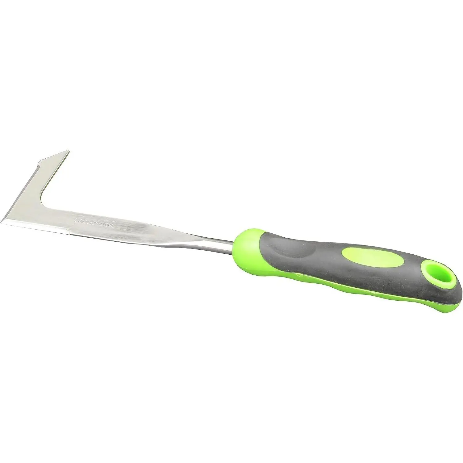 Stainless Steel Patio Weeder 13-Inch -  Garden Hand Weeder - Stainless Steel  Mirror Polishing - with Soft -Color  Handle