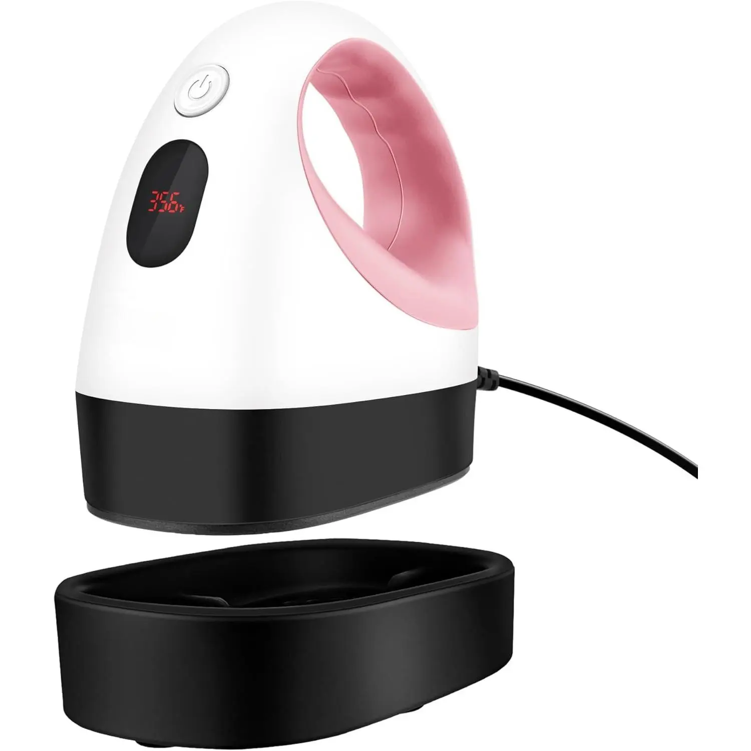 Mini Heat Press, Heat Transfer Machine, Constant Temp Control, Insulated Safety Base, Fits for Crafts, T-Shirt, Hat, Cap, Pillows(White )