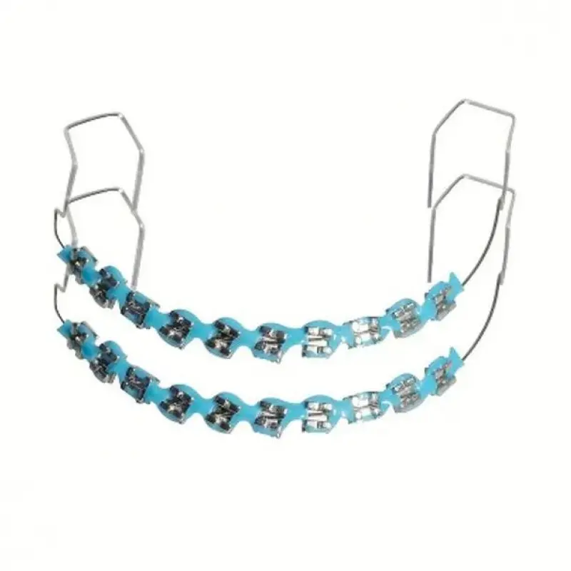 Unisex Colorful Metal Temporary Braces - Durable Stainless Steel, Unique Bright Design, Holiday Customizable Teeth & Dental Accessory, Father's Day Gift for Dads Who Love Special Handmade Oral Care Sports Protective Gear