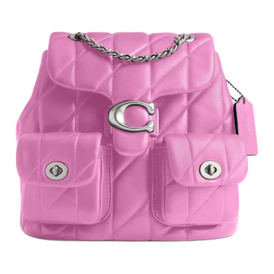 Coach Tabby 22 Small Women's Backpack in Burgundy Napa Leather