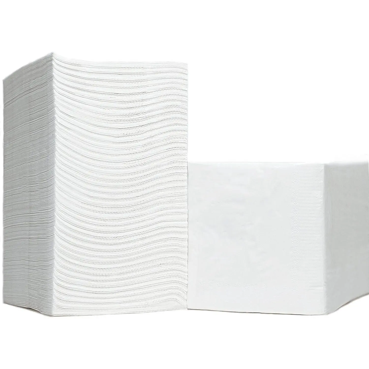 500 Pack Cocktail Napkins Paper - Quality 3-Ply White Beverage Napkins - Restaurant, Event, Bar Napkins - Perfect Size Dessert Napkins - Party Napkins Bulk - Elegant Wedding Napkins Disposable