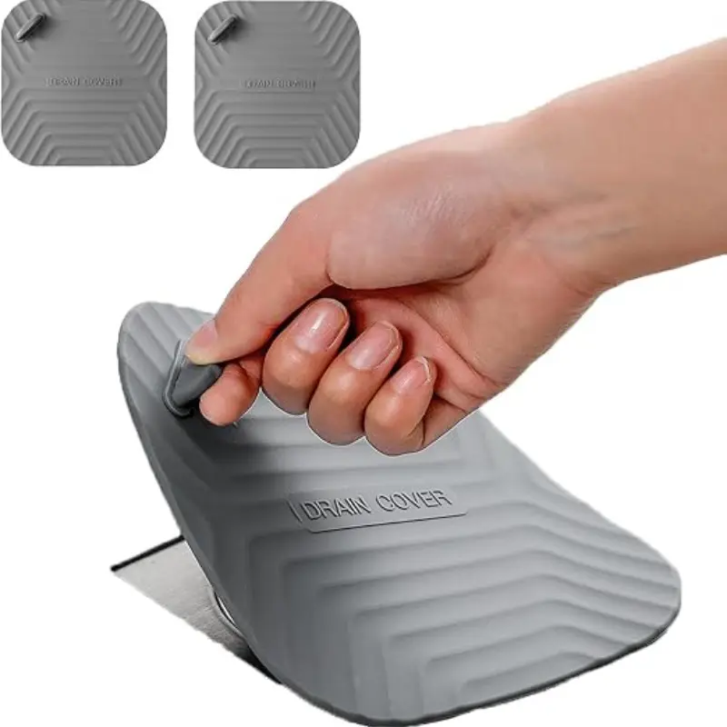 Shower Drain Cover Bath Plug, 2 Piece Odor-Proof Drains Stoppers for Kitchen Bathroom Laundry, Effective Deodorizing Drain Plugs