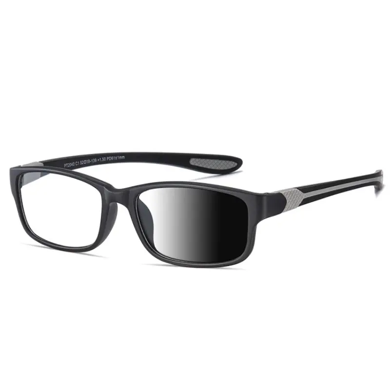 Sport Photochromic Reading Glasses Blue Light Computer Reader Designer Wide Cheater Large Head Tinted Eyeglass