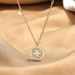 High-Grade New Chinese Style Copper Coin Costume Necklace, Fashion Accessory