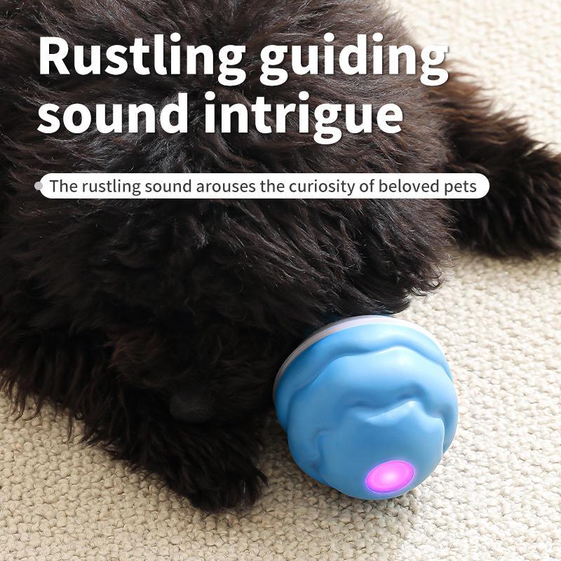 Smart Teasing Dog Toy, 1 Box USB Rechargeable Bite-resistant Dog Toy, Dog Self-help Relieve Boredom Toy, Walk The Dog To Prevent Demolition Of Home Toy, Interactive Herding Ball