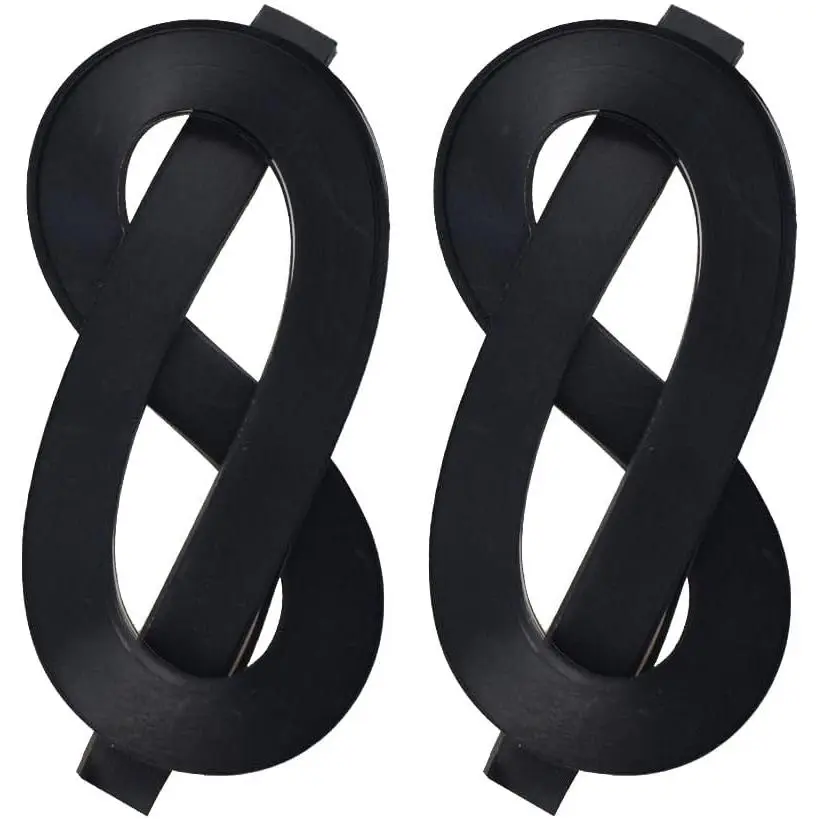 Quilling Paper Strips 240 Strips Black Paper Quilling Set Width 5mm Length 53cm Quilling Supplies DIY Quilling Art Strip for Crafts (2 Pack)
