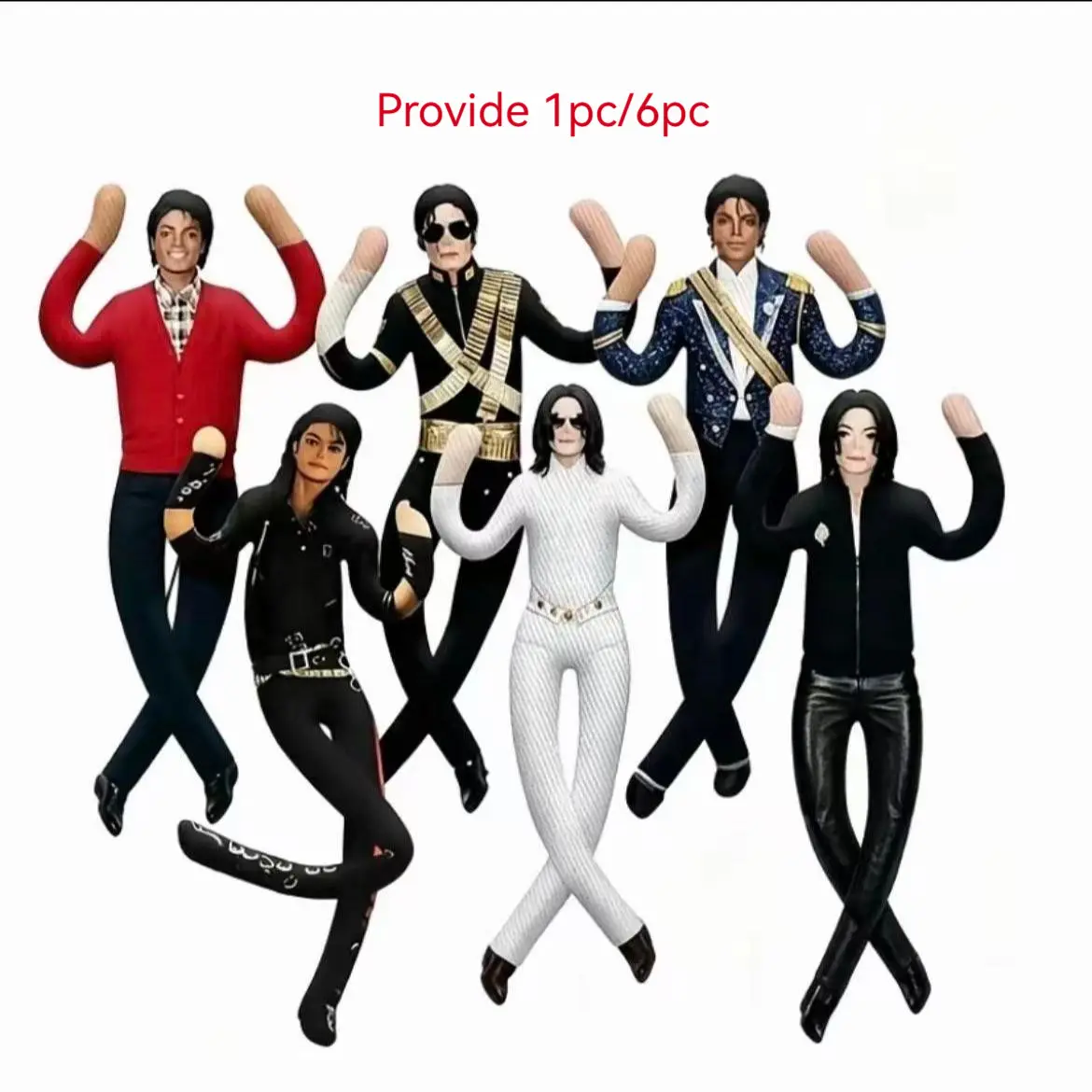 Michael Jackson Role-Play Doll, Plush Stuffed Soft Huggable Puppet, Room Decor, Abstract Multi-Joint Action Figure, Gift