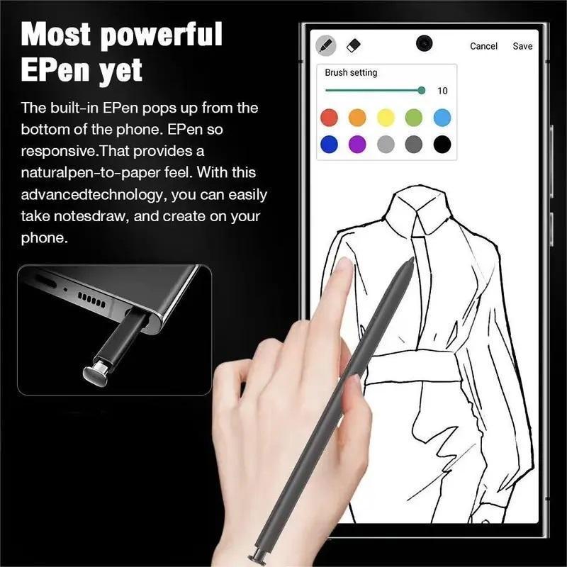 25 Ultra Unlocked SG Android 14 Smartphone 12GB+512GB,6.99 HD Display 68MP+108MPCam.7800mAh, Dual Card, Built in Pen. FaceUrlock, Case & Protector