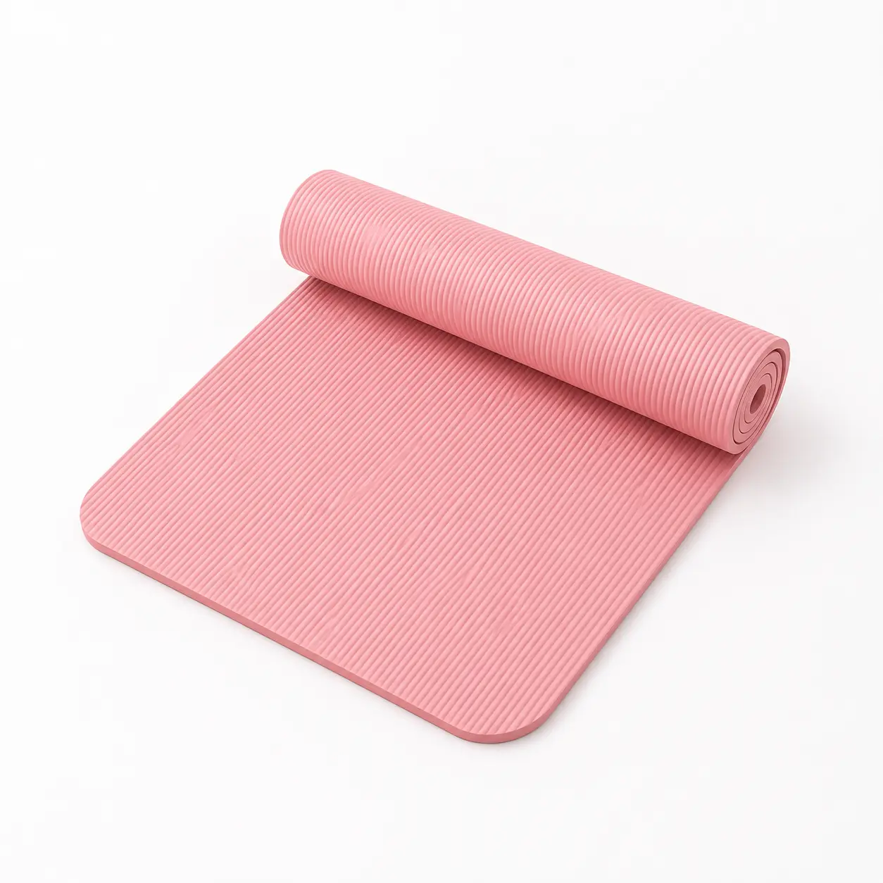 Extra Thick Yoga Mat - Unisex High-Density Foam Exercise Mat with Textured Anti-Slip Grip, Wide, Long, Lightweight Equipment for Pilates at Home, Beginners, Easy Cleaning