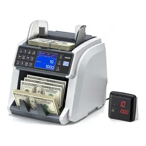 【DealsForYouDays】VEVOR Money Counter Machine, Mixed Denomination Bill Cash Counter with CIS/UV/MG/IR/DD/DBL/HLF/CHN Counterfeit Detection, Multi-Currency Support, Money Counting Machine with External Display