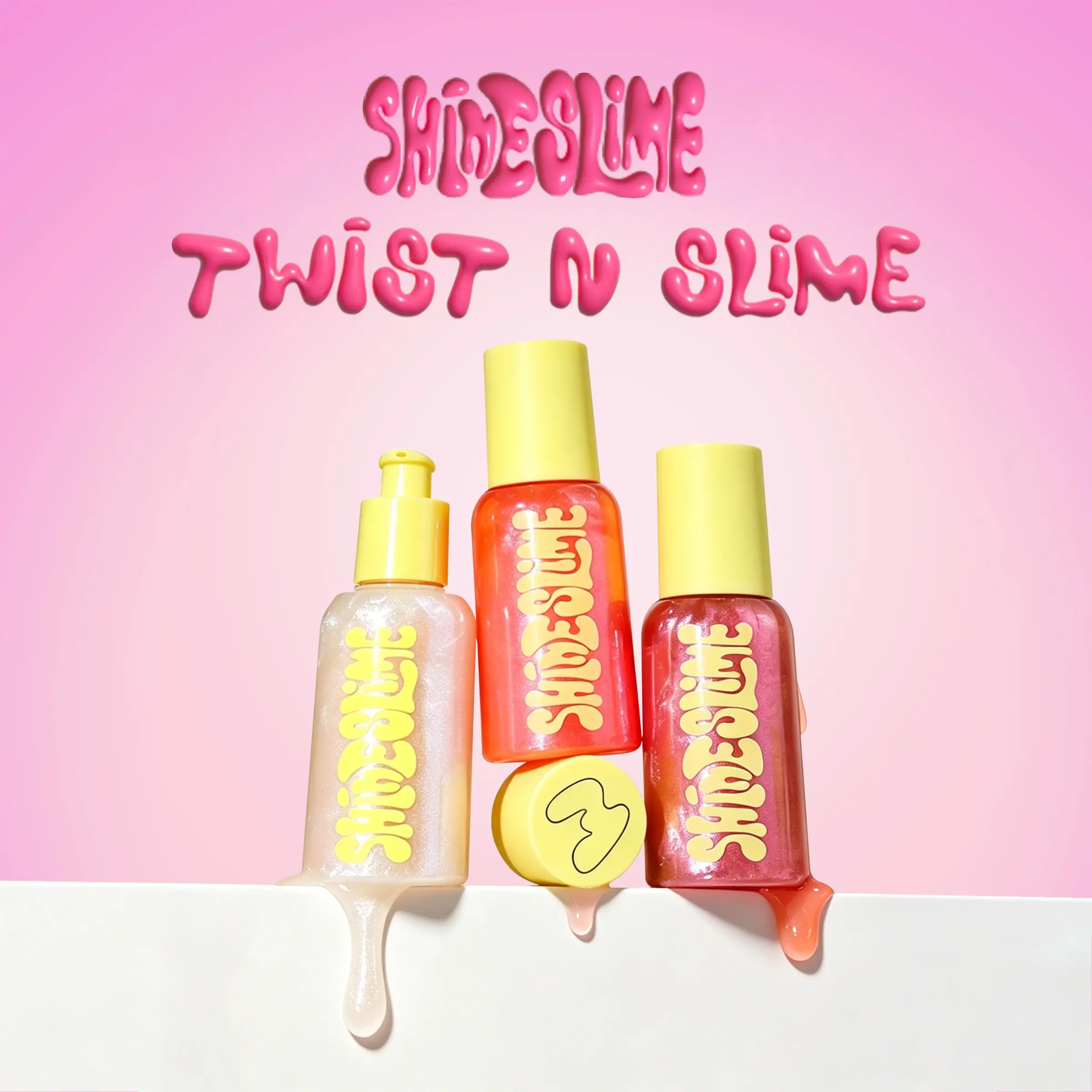 SHINE SLIME BODY GEL Shimmer Iridescent 3PC BUNDLE - MADE BY MITCHELL