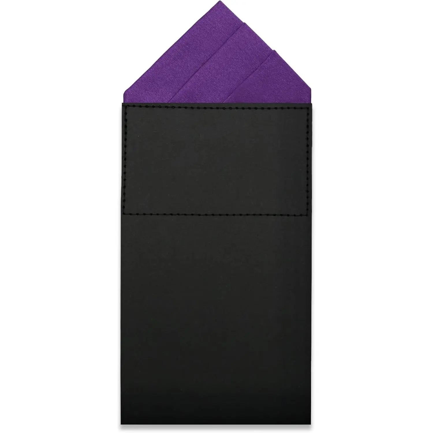 Women's Polyester Elegant Prefolded Pocket Squares - 3"x7" Synthetic Handkerchiefs, Wrinkle-Resisting Formal Suit Accessories, Adjustable Size for Wedding & Business Occasions, Card-Backed