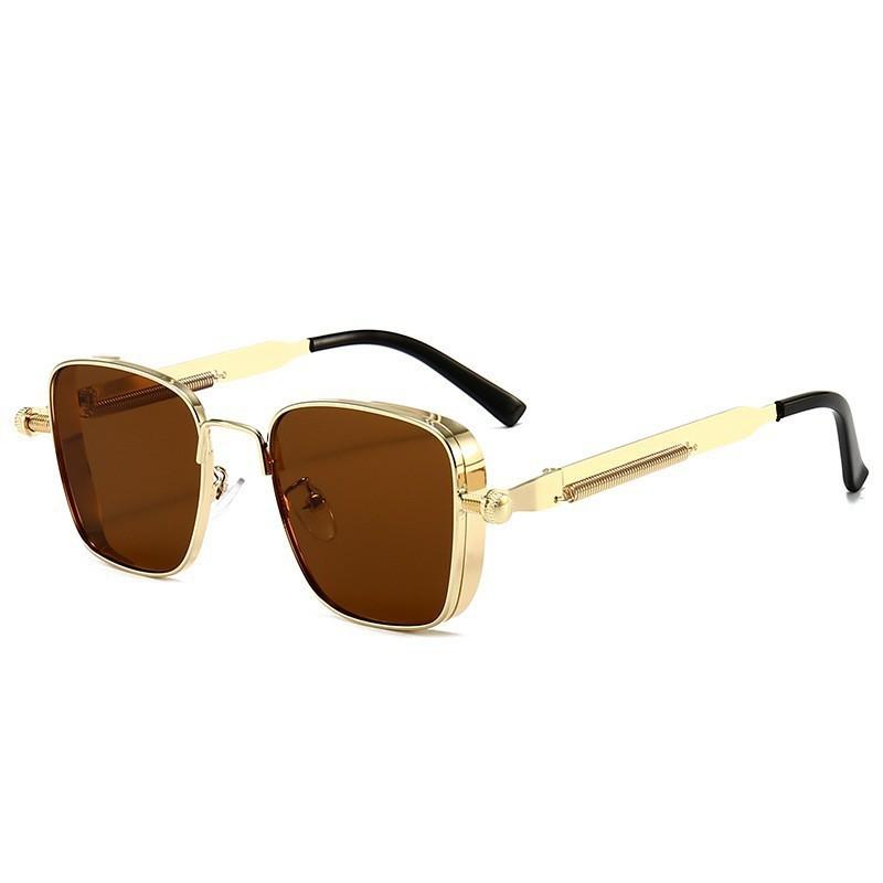 2026 Polarized Sunglasses Men High End Handsome Driving Special Anti UV High Quality Metal Punk Fashion Trends Sunglasses