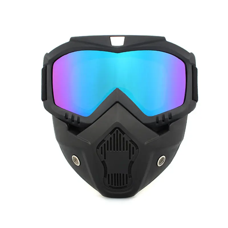 A Full-face Goggle with Anti-fog High-definition Lenses, a Detachable and Adjustable Ski Mask, and a Comfortable Handyman mask Sponge Pad - Made of Plastic Yard Work, Fog Free