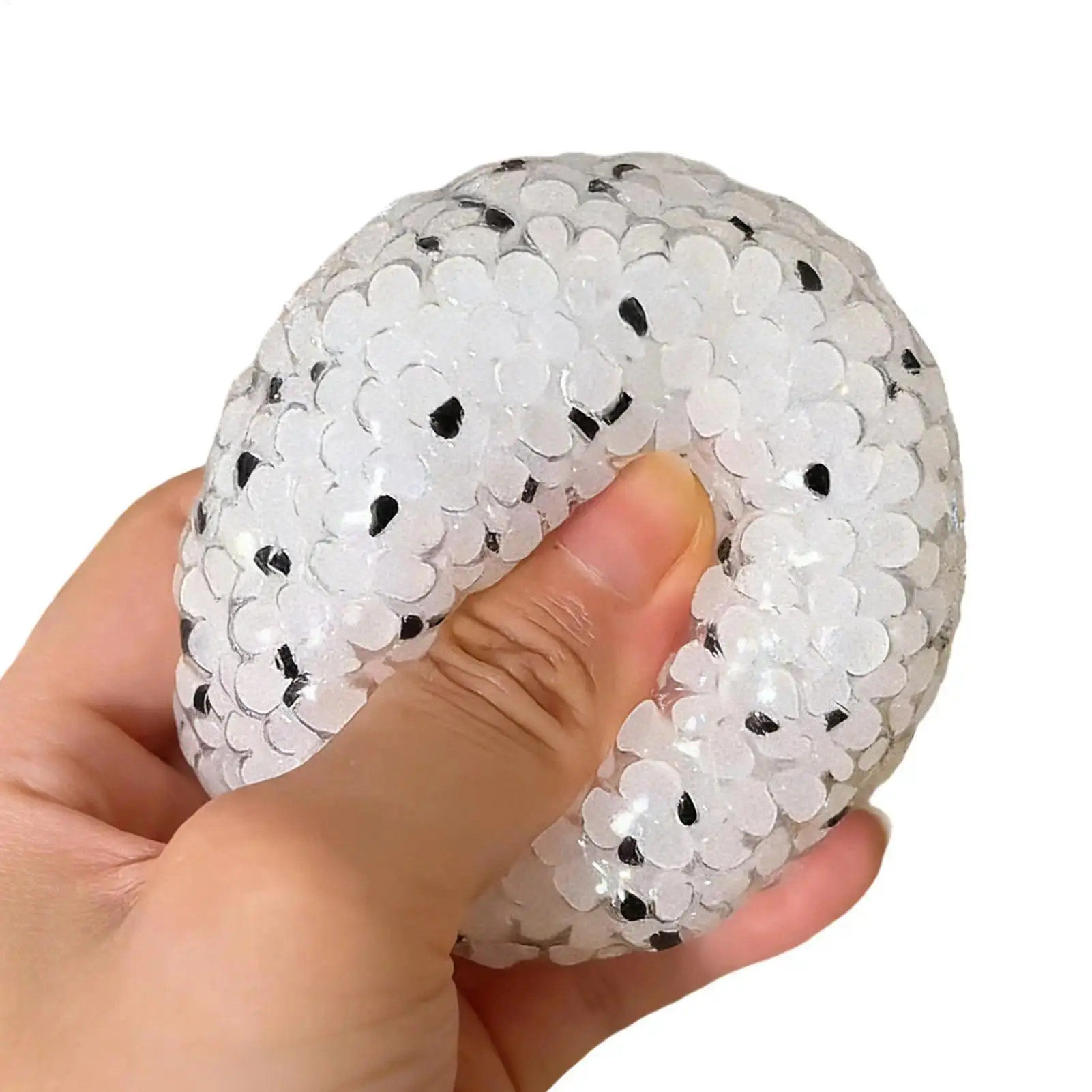 Squeeze Stress Ball Rice Ball Sensory Fidget Toy Stress Calming Fidget for Home Office Travel School Meeting Classroom Adults