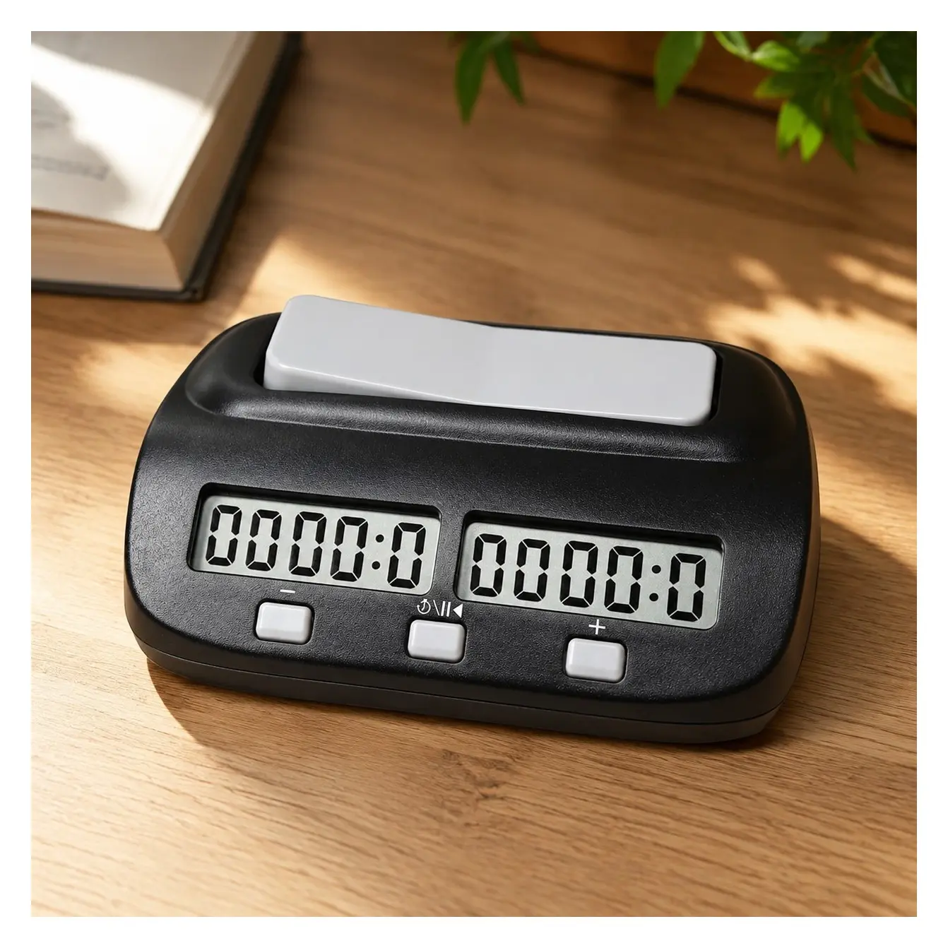 Chess Clock Digital Timer Professional for Board Games Players Count Up/Down with Alarm Function BlackGift
