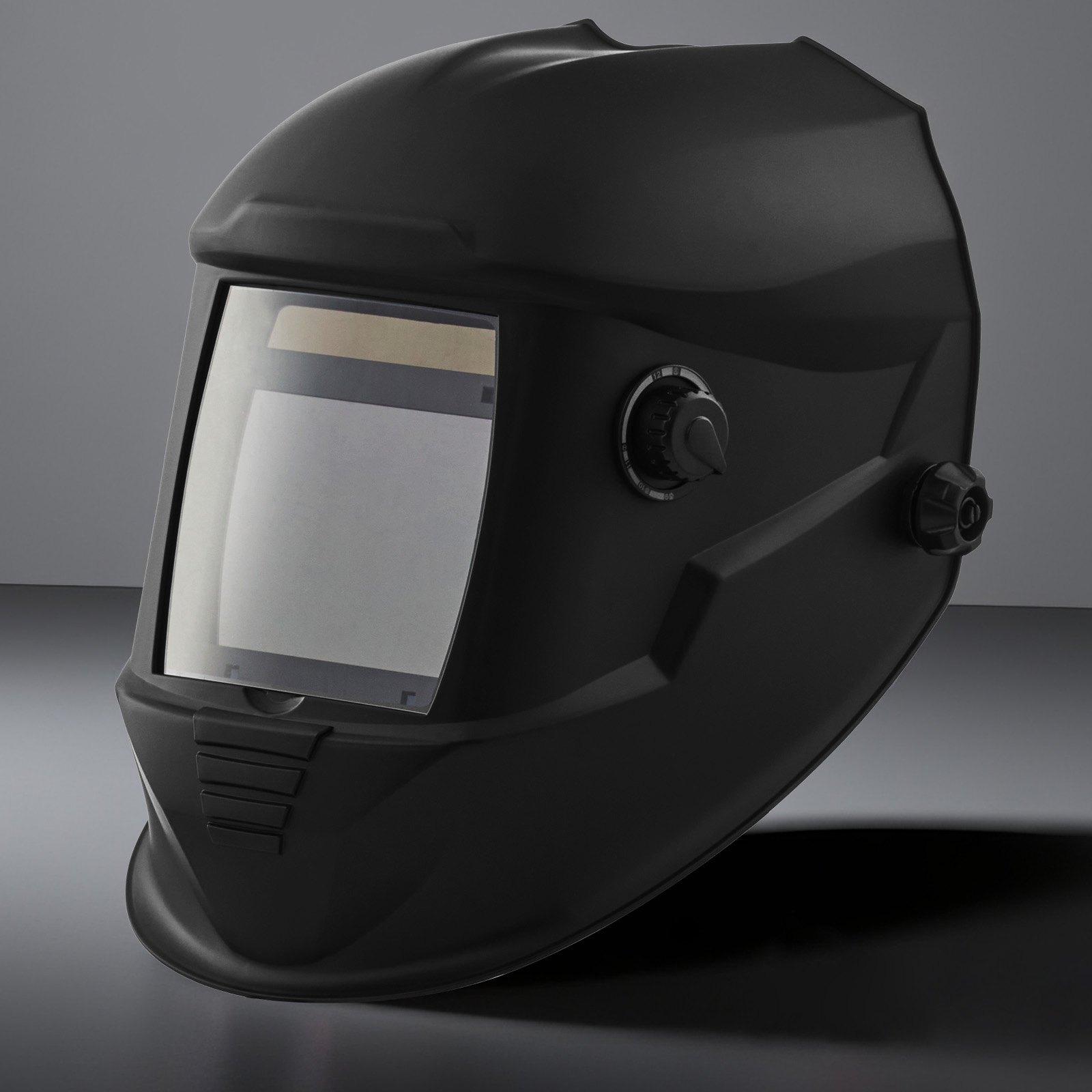 VEVOR Welding Helmet Auto Darkening, 3.94" x 3.15" True Color Welding Hood, Solar-Powered Welder Mask 4 Arc Sensors, Wide Shade 4/5-9/9-13 for TIG MIG Weld Cutting Grinding Application - METIS Series