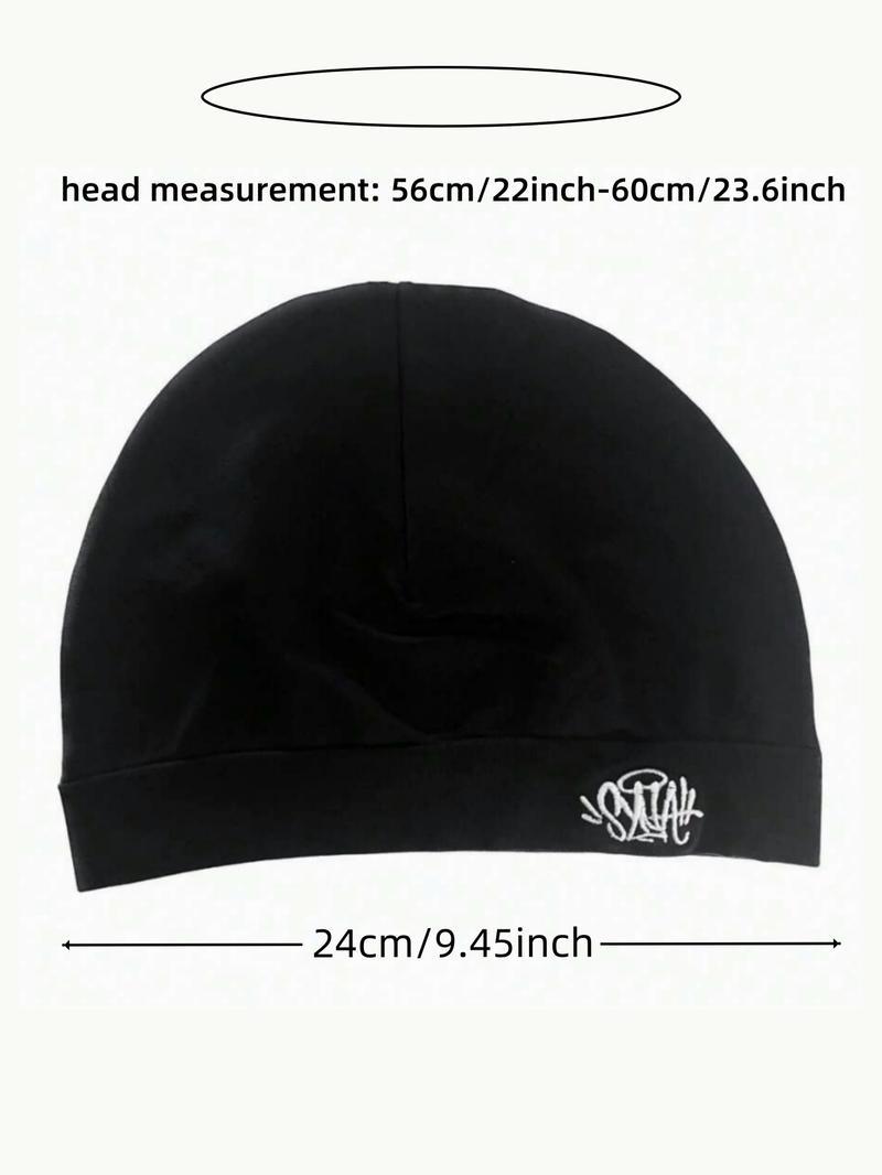 Embroidered Fashion Beanie Hat - Unisex Breathable Elastic Casual Sports Cap SpringStatements