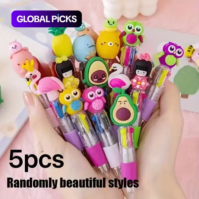 5/15/30-Pack Multicolored Novelty Ballpoint Pen Set, Funny Teacher Pens, Aesthetic Humorous Designs, Writing Tools, for Party Favors, Classroom Rewards, Birthday Gifts & Office Stationery Supplies (Random Styles) #GLOBAL PICKS