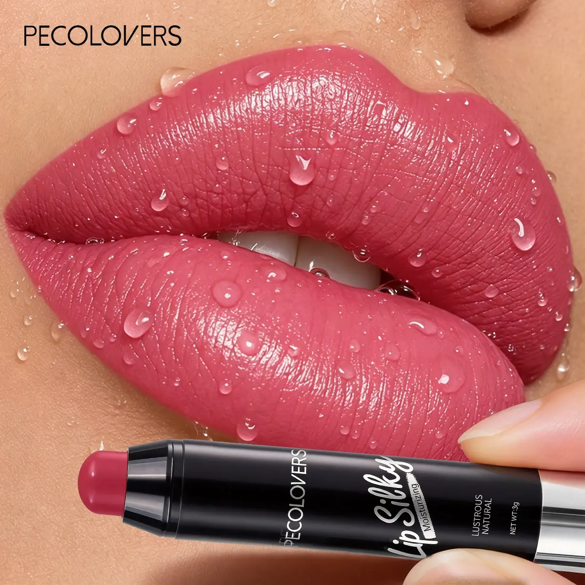 1PC  Matte Pink Nude Lipstick for Women, Velvet Soft Long Lasting Moisturizing Lip Color, Lightweight Smooth Korean Style Makeup Lipstick Gift for Girls