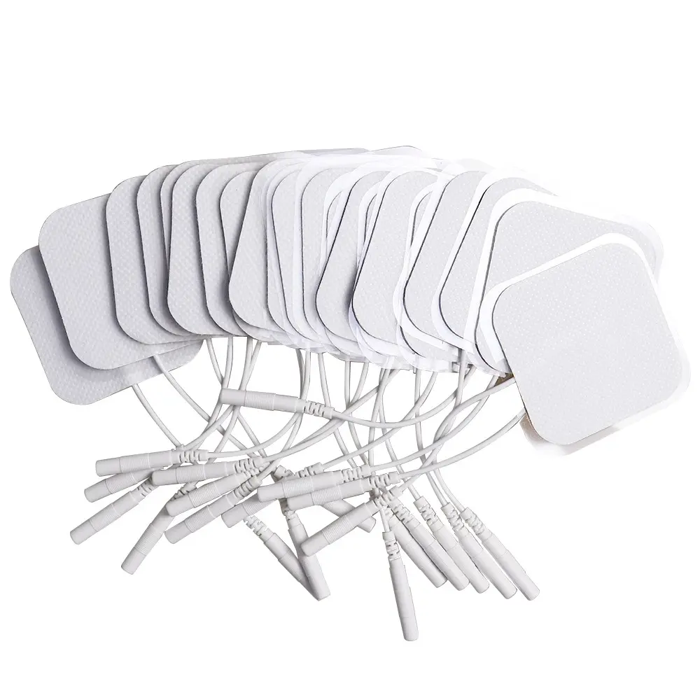 High Quality Electrode Pads with High Conductivity Muscle Stimulation Precisely Stimulate Muscles, Relieving Muscle Soreness,Suitable for Frequent Exercisers,Skin-friendly Material, Safe,Non-irritating,TENS EMS Massager Accessory