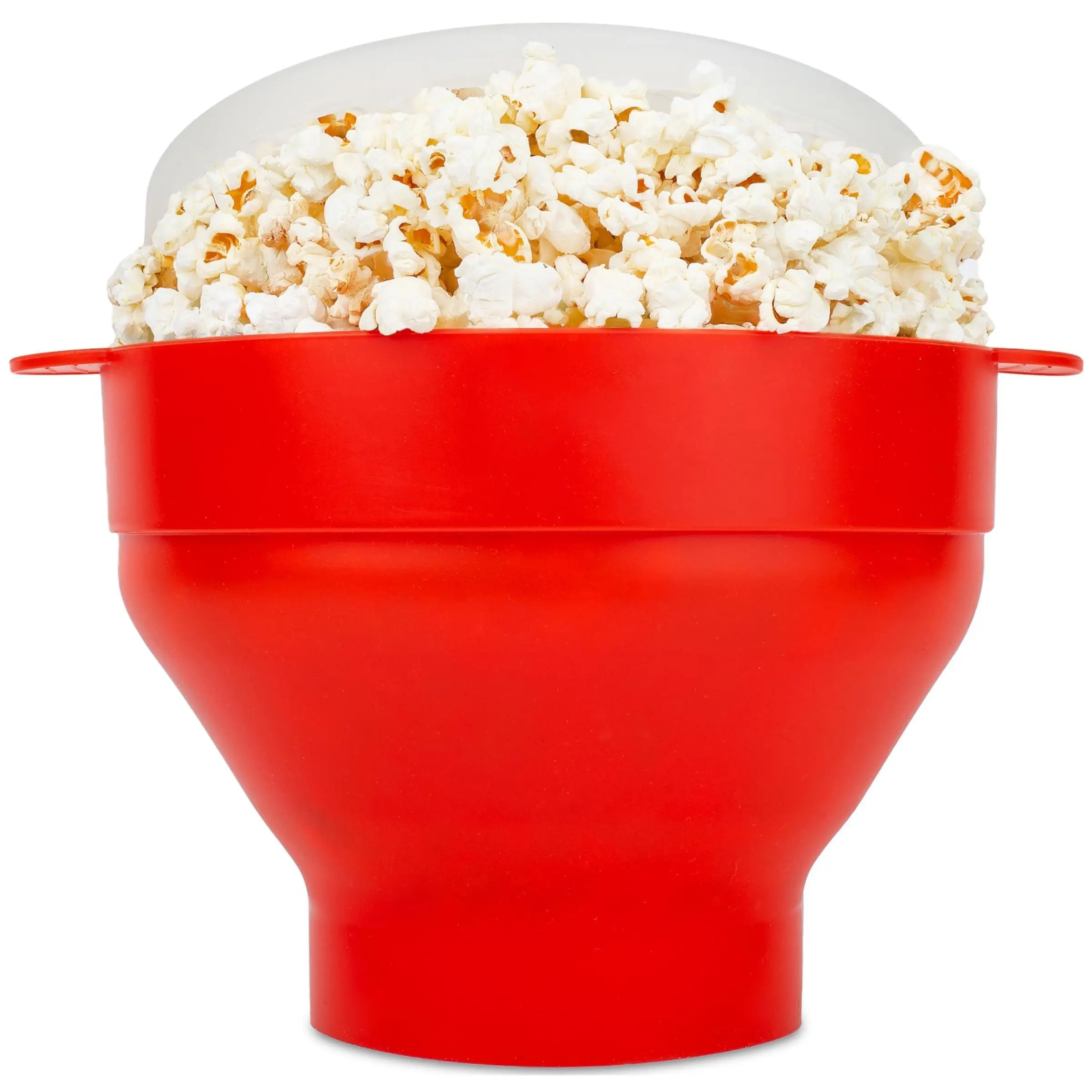 Collapsible Silicone Popcorn Maker, Microwave Popcorn Popper Bowl, BPA-Free, Dishwasher Safe, Space-Saving, Fun Kitchen Gadget