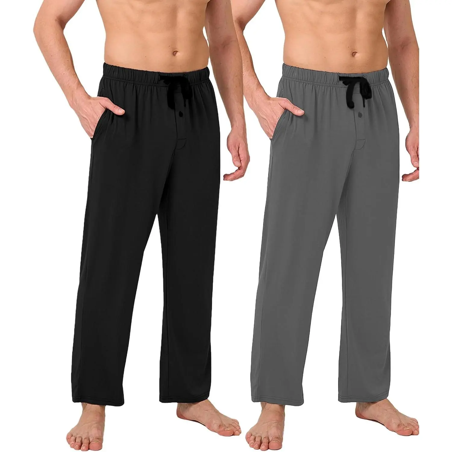 Men's Pajamas Bottoms, Pajama Pants for Men, Lounge Sleep Bottom, Pj Pant, Soft Comfy Sleepwear with Pockets