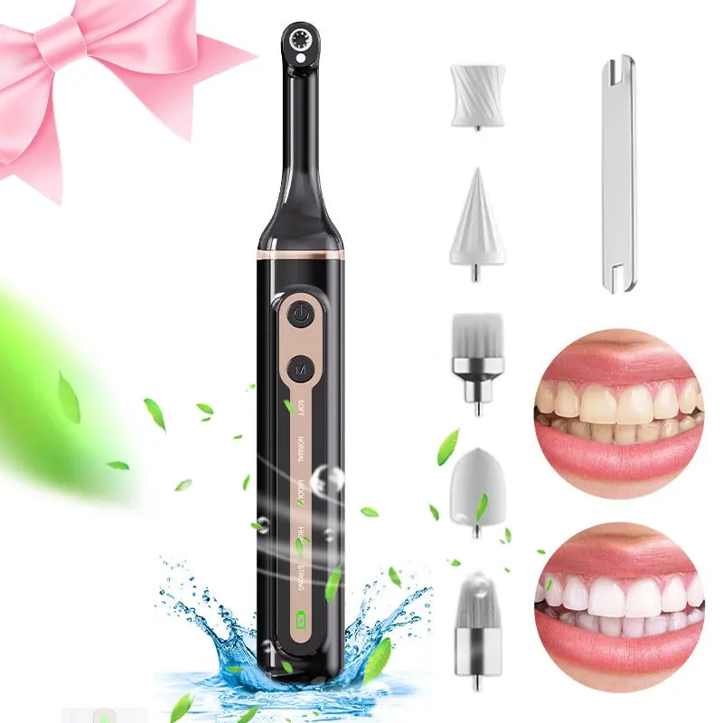 New portable household handheld tooth polishing machine, stain, plaque, calculus remover, electric tooth polishing machine, suitable for holiday gift giving