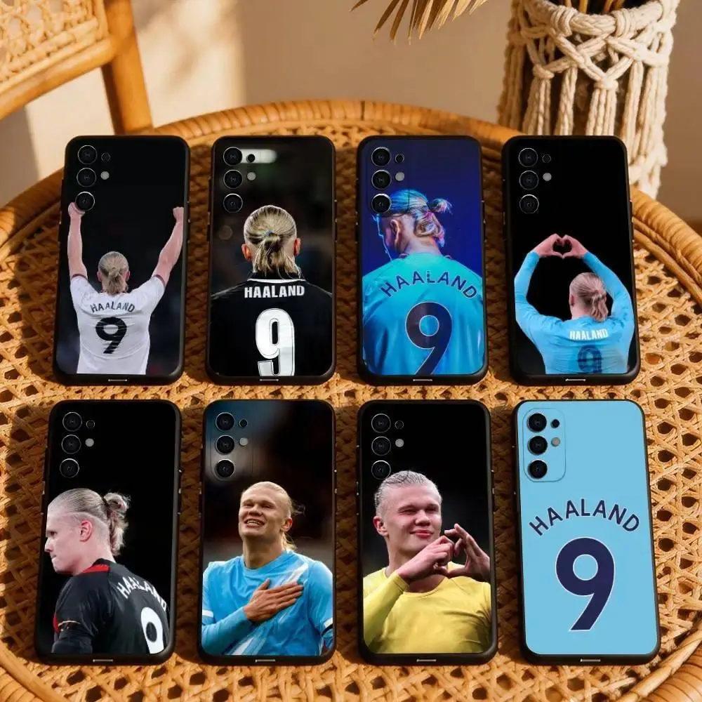 Top center forward Erling Haaland  Phone Case For iPhone 17 Promax 17e 17 16 15 14 13 12 11 Mini Pro Max Air For Samsung S26 Ultra S25 S24 S23 S22 FE Plus Edge Anti-Fall shockproof protection Soft silicone Back Cover For Fans Gift