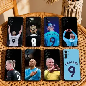 Top center forward Erling Haaland  Phone Case For iPhone 17 Promax 17e 17 16 15 14 13 12 11 Mini Pro Max Air For Samsung S26 Ultra S25 S24 S23 S22 FE Plus Edge Anti-Fall shockproof protection Soft silicone Back Cover For Fans Gift