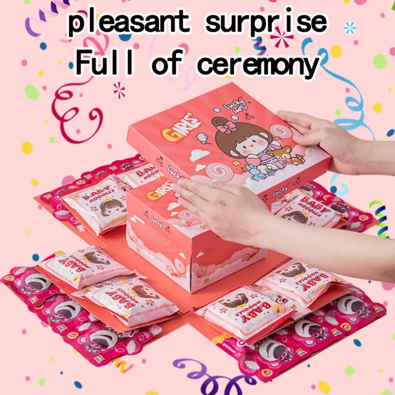 DIY Surprise Gift Box Set, Explosive Snack Box, Handmade Scrapbook Album, Perfect for Birthday, Valentine's Day, Anniversary, Wedding
