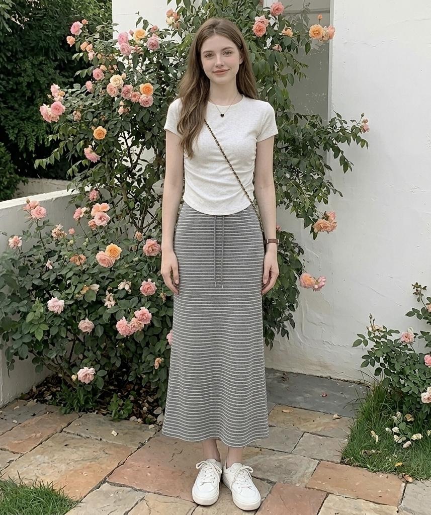 Women's Ruched Crop Top Summer Casual Short Sleeve T-Shirt Slim Fit Basic Tee