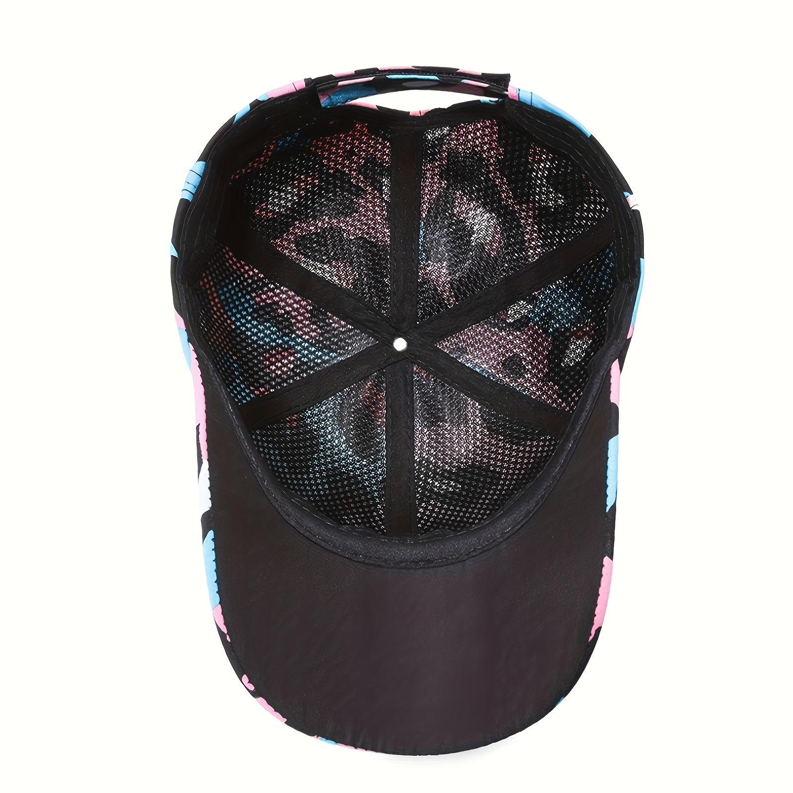 New Trendy Graffiti Checkered Unisex Baseball Cap
