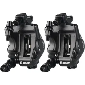 Hydraulic Disc Brake Calipers: HB-100 MTB Bike Disc Brakes Front & Rear Caliper Set for Mountain, Road Bicycle and E-Bike